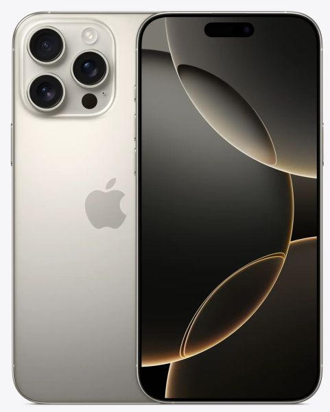 Смартфон Apple iPhone 16 Pro 128GB Titanium Natural (Титановый Бежевый) Dual SIM