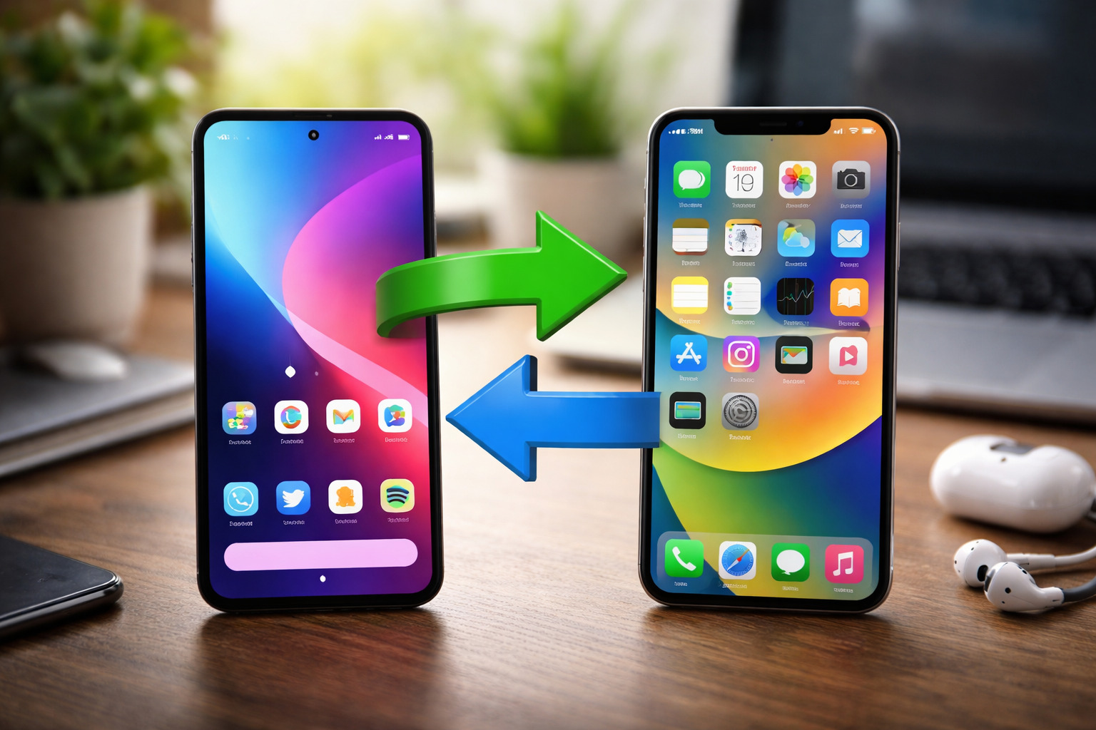 Как перенести данные с Android на iPhone