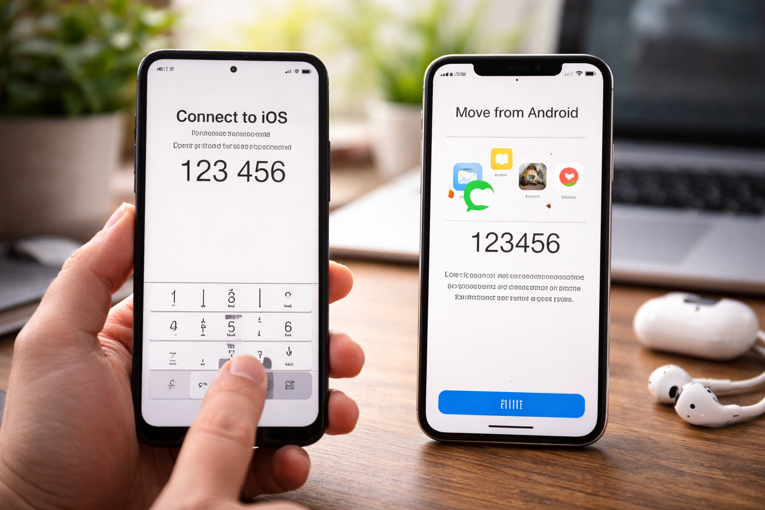 Как перенести данные с Android на iPhone