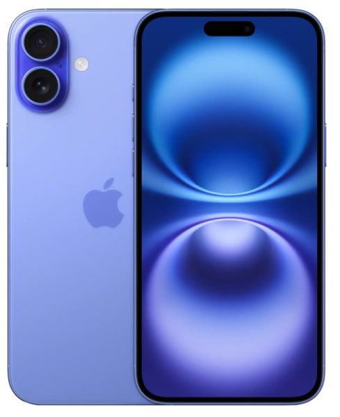 Смартфон Apple iPhone 16 128GB Ultramarine (Ультрамарин) SIM+eSIM