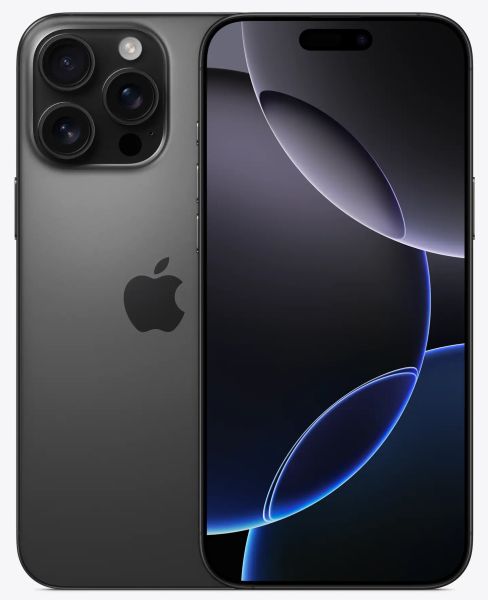 Смартфон Apple iPhone 16 Pro 128GB Titanium Black (Титановый Черный) Dual SIM
