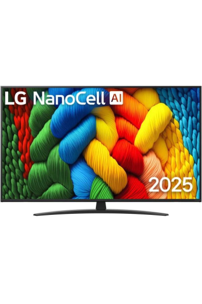 Телевизор NanoCell LG 55NANO81A6A 55" (2025) Black (Черный)