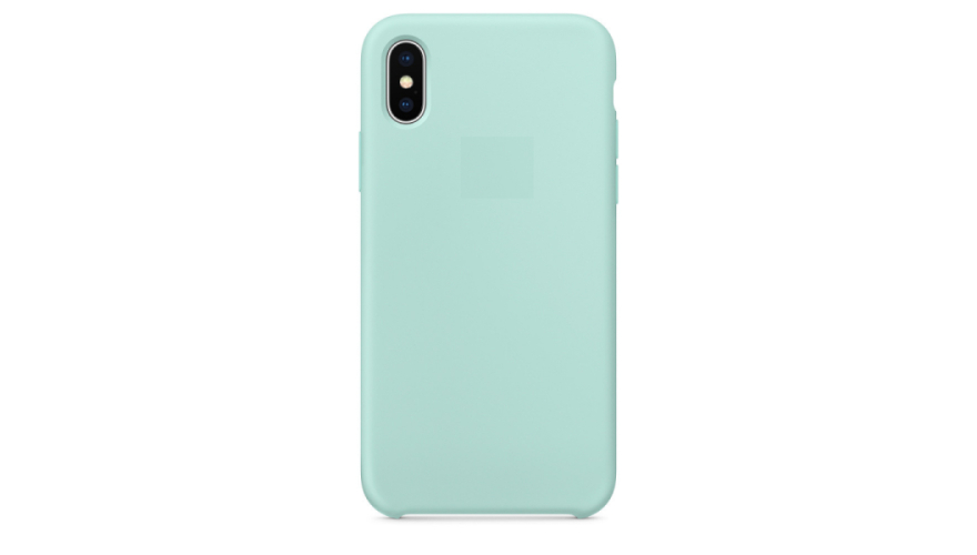 Чехол-накладка силикон Silicone Case для iPhone Xr Серый-Синий