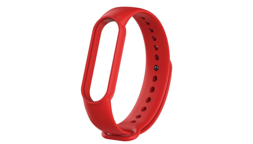 Ремешок силиконовый RedLine для Xiaomi Mi Band 6 Red
