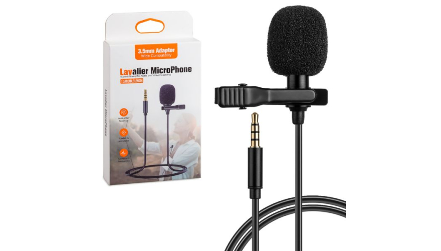 Микрофон Lavalier microphone 3.5mm 1.5м HSX-M01
