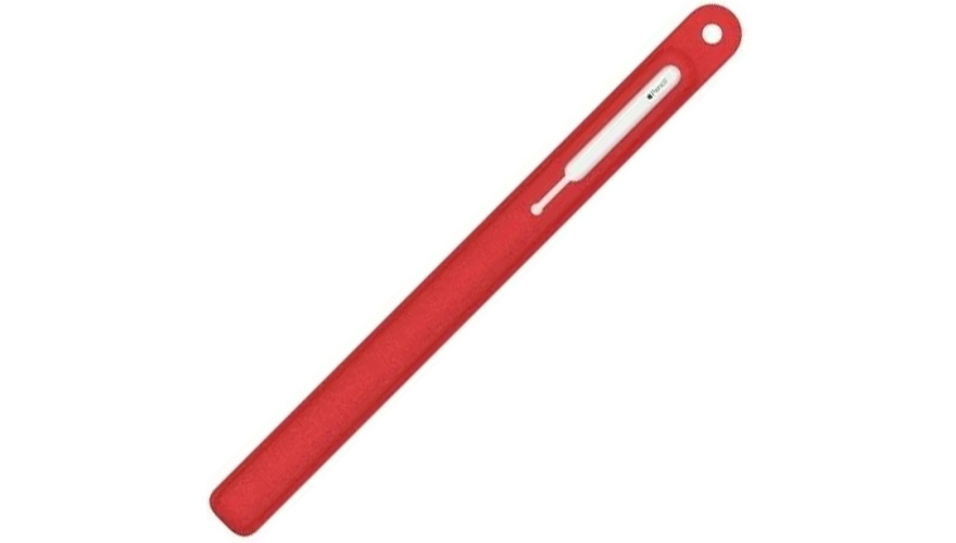 Защитный чехол Deppa для Apple Pencil 2 силикон,(темно красный) арт.47043