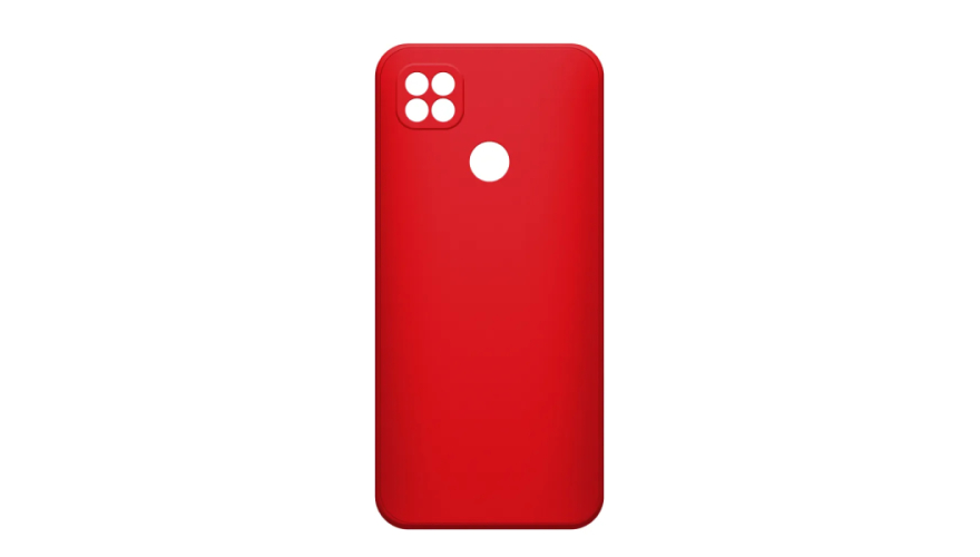 Чехол-накладка силикон для Xiaomi Redmi 10C Красный