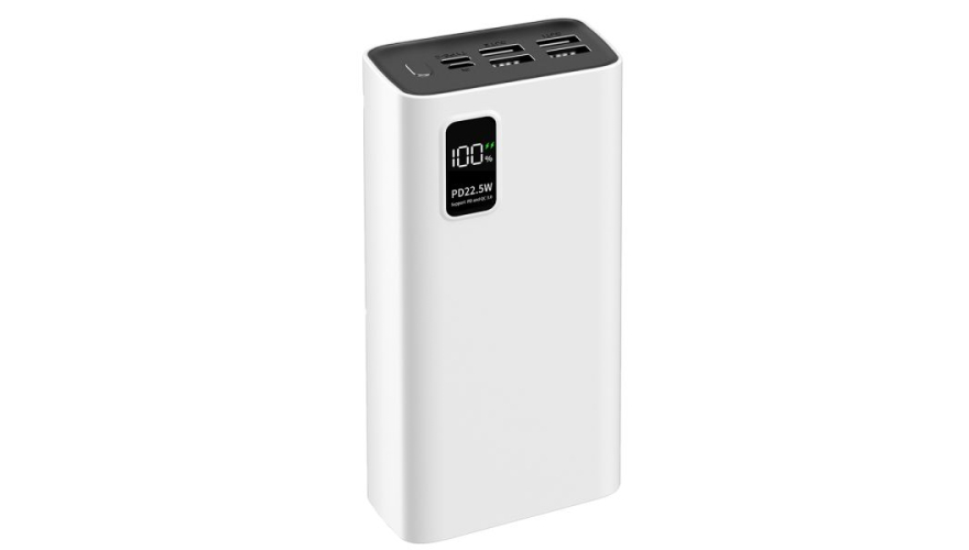 Внешний аккумулятор PERO PB07 30000mAh White (Белый)