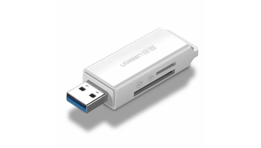 Картридер UGREEN CM104 USB3.0 (40753) White (Белый)