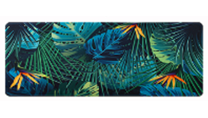 Коврик для мыши водонепроницаемый 30x90см Монстера