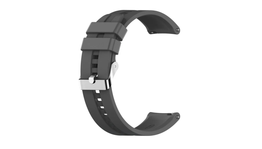 Ремешок Red Line универсальный силиконовый рельефный 22mm Серый