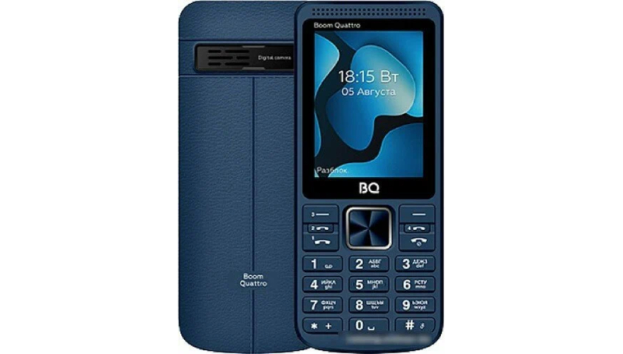 Мобильный телефон BQ 2455 Boom Quattro 4 Sim Blue (Синий)