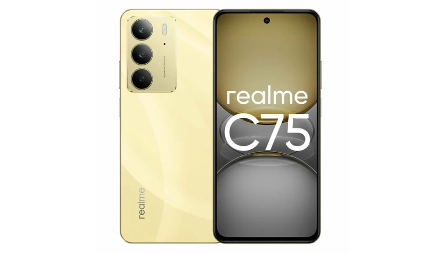 Смартфон Realme C75 8/256GB Lightning Gold (Золотой) (RU)