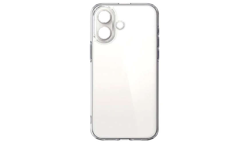 Чехол-накладка силикон Borasco для iPhone 16 Прозрачная