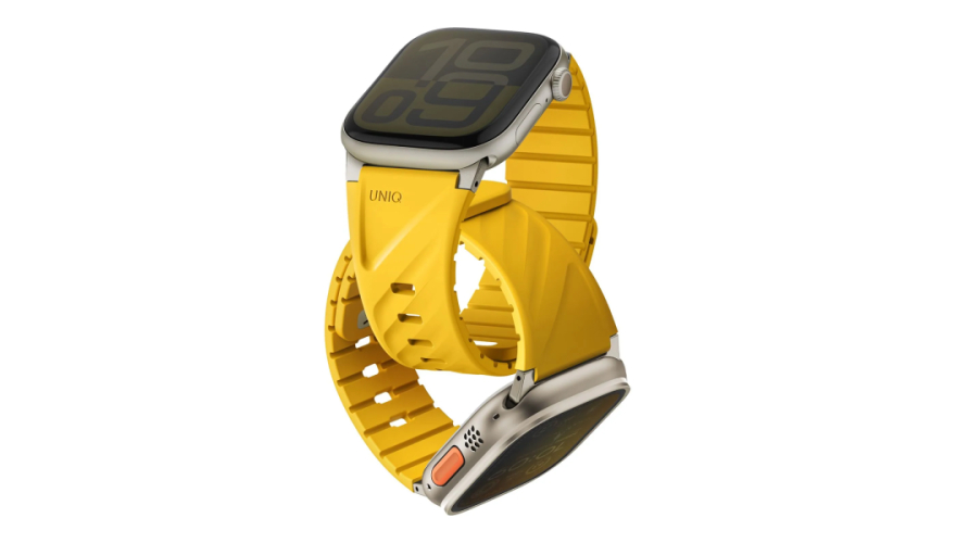 Ремешок Uniq Fluo для Apple Watch 40/41/42/44/45/46/49mm Yellow (Желтый)