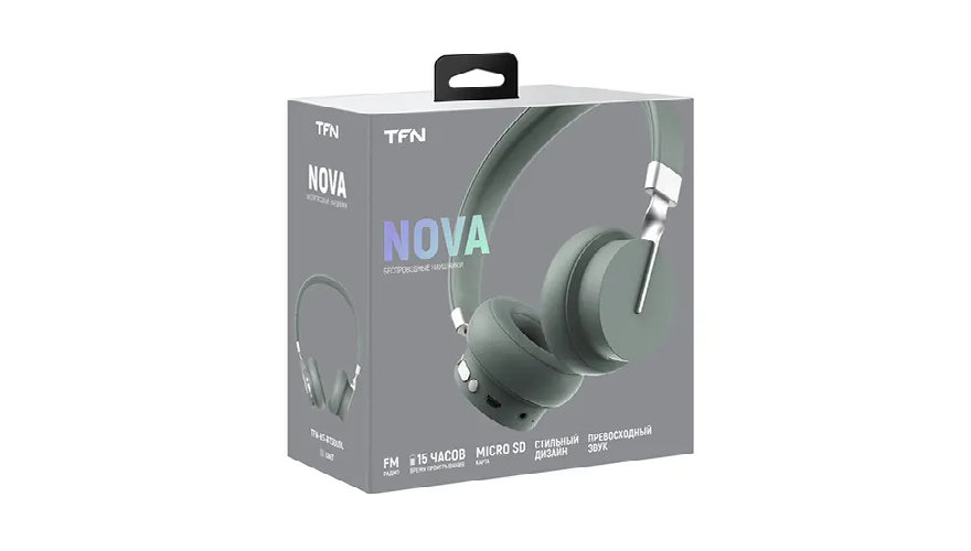 Беспроводные наушники TFN Nova (HS-BT500OL) Olive
