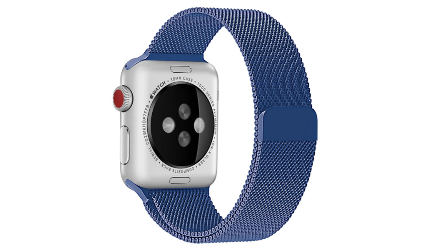 Ремешок для Apple Watch 42/44/45/49mm Nylon Loop Blue