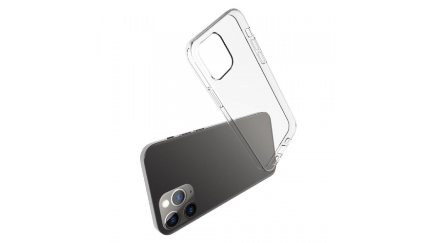 Чехол-накладка силикон Hoco для iPhone 12 Pro Max прозрачная