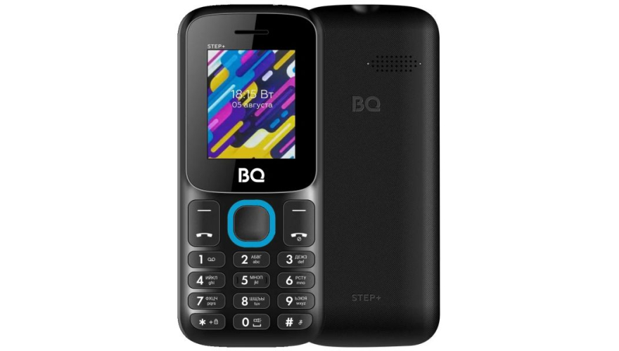 Мобильный телефон BQ 1848 Step+ Dual Sim Black Blue (Черный-Синий)