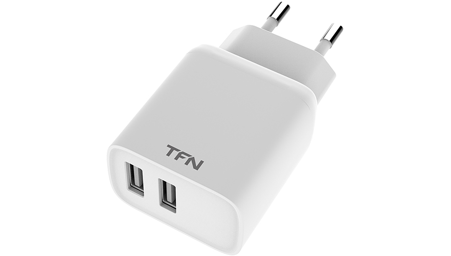 СЗУ TFN RAPID+ 2USB 12W White (WCRPD12W2UWH)