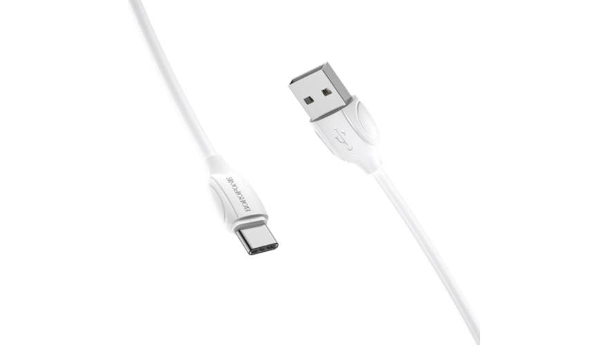 Кабель USB Borofone BX19 Benefit Type-C 3A 1m. White