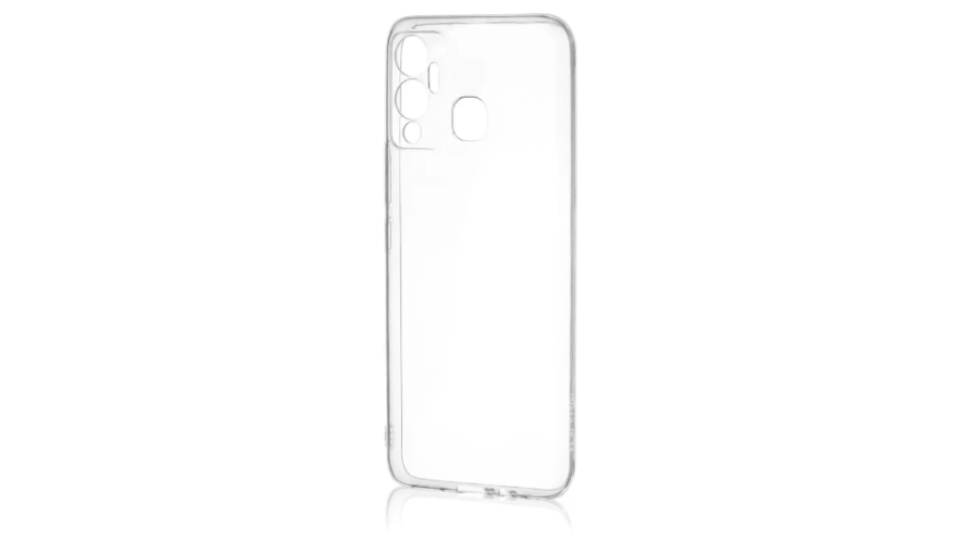 Чехол-накладка силикон для Infinix Hot 11S Прозрачная