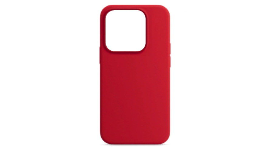 Чехол-накладка силикон Silicone Case для iPhone 15 Plus Красный