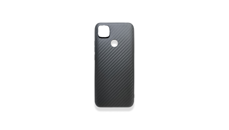 Чехол-накладка силикон для Xiaomi Redmi 9C карбон Black