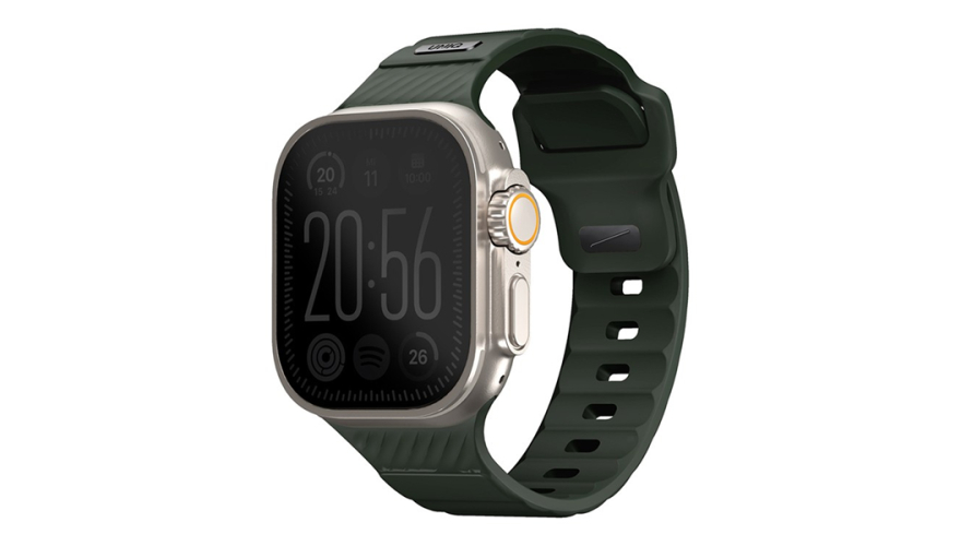 Ремешок Uniq Stride SE FKM Rubber для Apple Watch 44/45/46/49mm Green (Зеленый) 