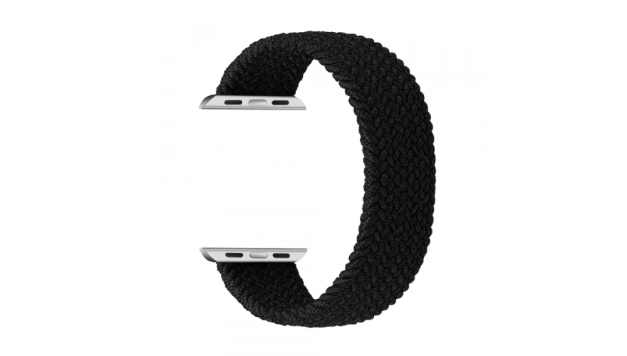 Ремешок Deppa Band Mono для Apple Watch 42/44/45/49mm, нейлоновый, черный (арт.48111)