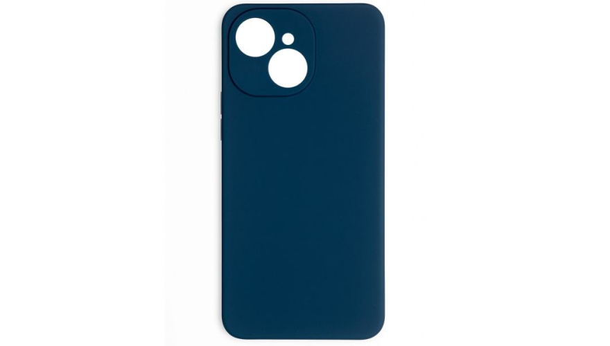 Чехол-накладка силикон Borasco для Tecno Spark 40C Синий