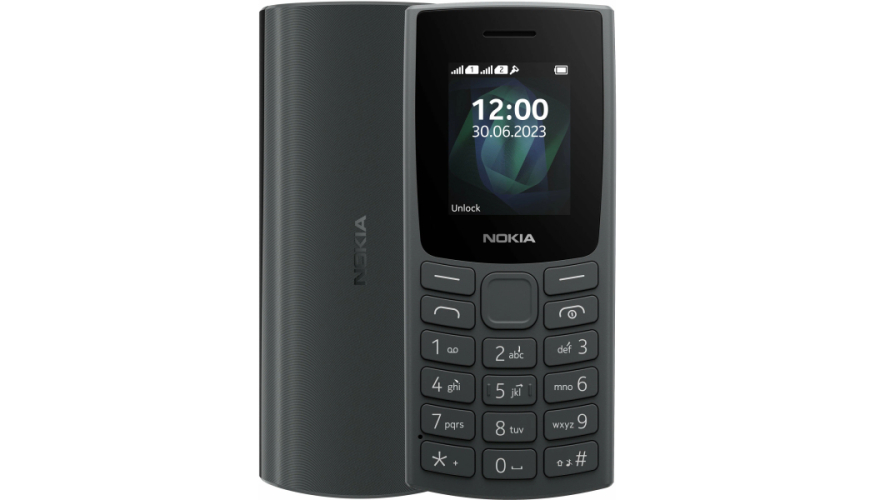 Мобильный телефон Nokia 105 (2024) 4G TA-1551DS Charcoal (Черный)