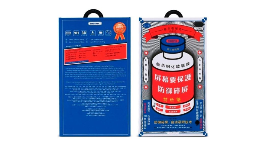 Защитное стекло Remax для смартфона Apple iPhone Air 3D Black