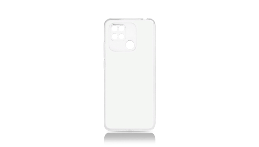 Чехол-накладка силикон DF для Xiaomi Redmi 10C Прозрачный
