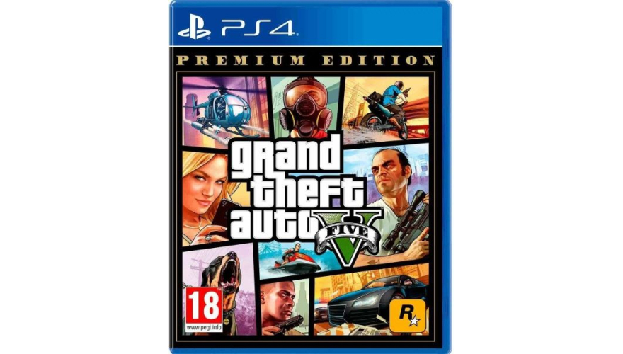 Игра для PS4 Grand Theft Auto V Premium Edition (Русские субтитры)