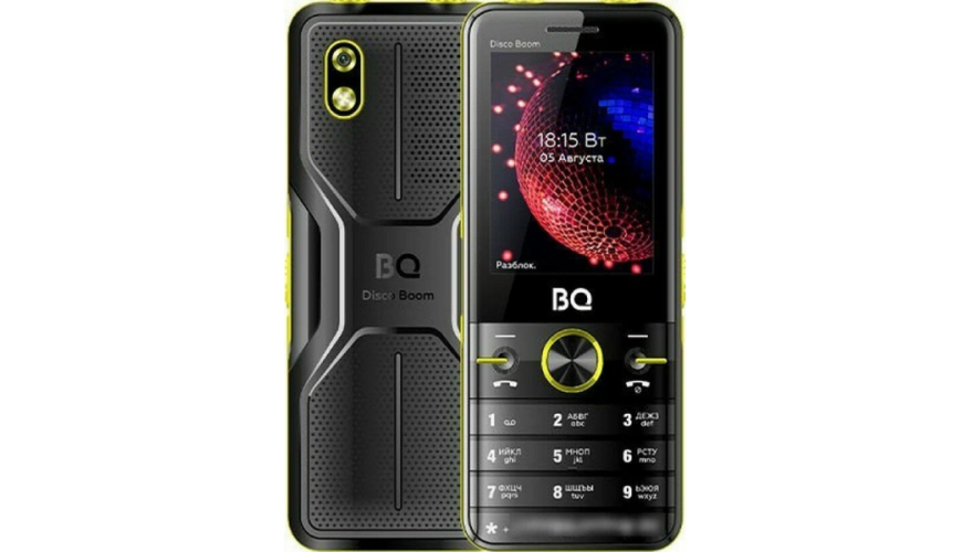 Мобильный телефон BQ 2842 Disco Boom Black Yellow (Черный-Желтый)