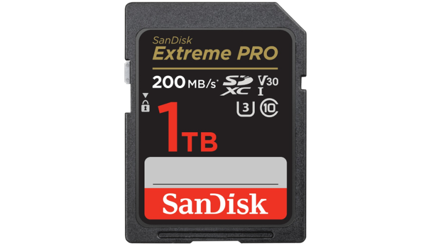Карта памяти SDXC SanDisk Extreme Pro 1TB Class10 200MB/s (SDSDXXG-1T00-GN4IN)