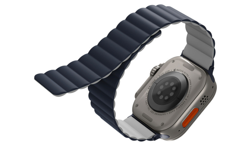 Ремешок Uniq Revix Reversible Magnetic для Apple Watch 44/45/46/49mm Grey/White (Серый/Синий)