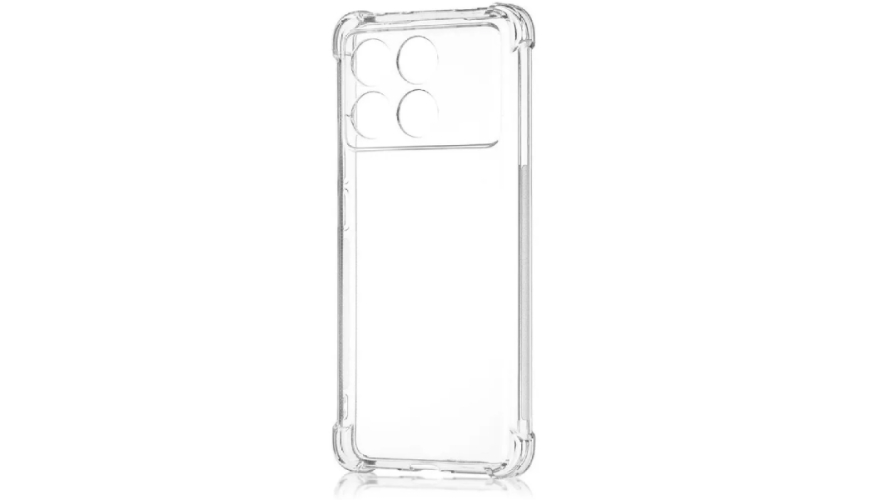 Чехол-накладка силикон для Poco X6 Pro Прозрачный 