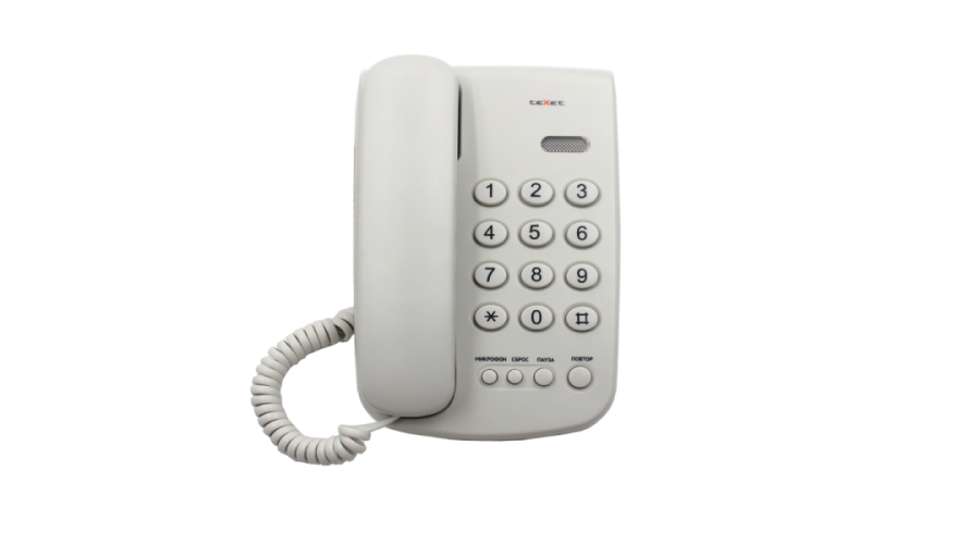 Проводной телефон Texet TX-241 Grey (серый)