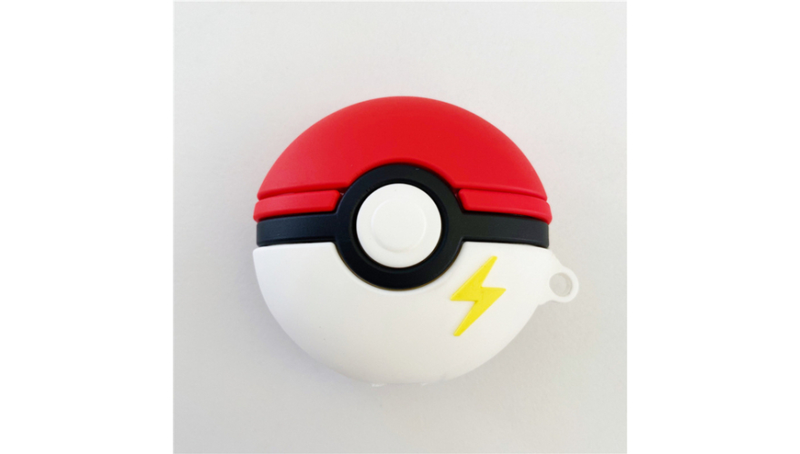 Силиконовый чехол для Apple AirPods (Покемонбол)