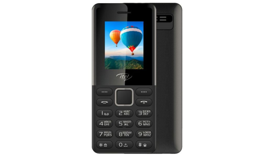 Телефон Itel it2163R, Dual Sim Elegant Black (Черный)
