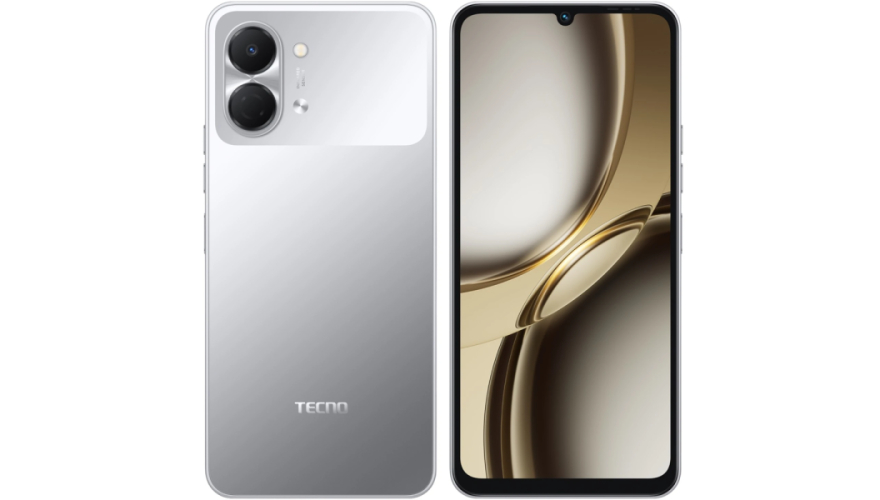 Смартфон Tecno Spark Go 3 4/128GB Titanium Grey (Серый)