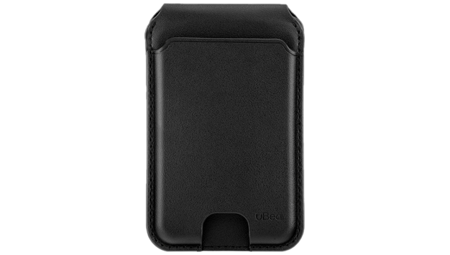 Чехол картхолдер uBear MagSafe Fold Black (Черный)