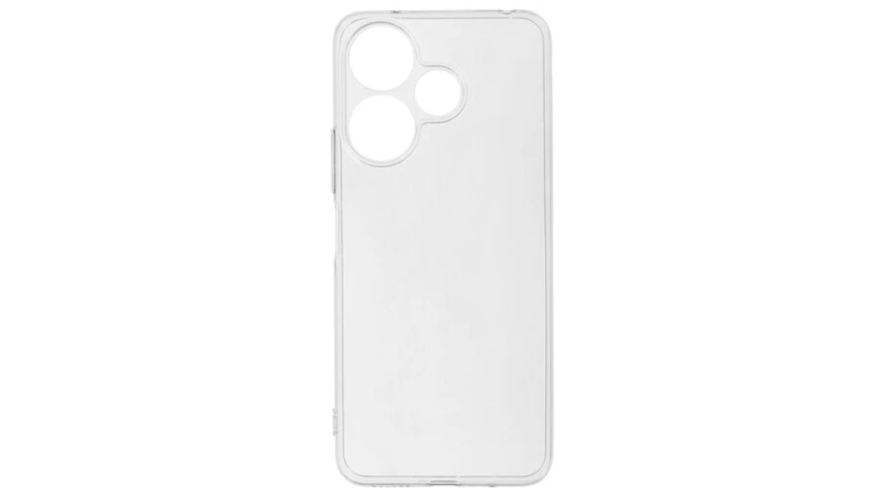 Чехол-накладка силикон Borasco для Poco M6 Прозрачный