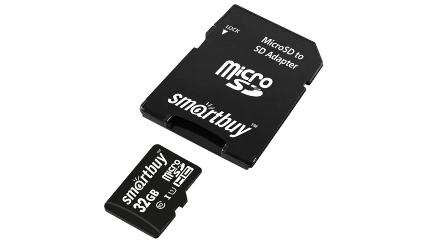 Карта памяти Micro SD Smartbuy 32GB Class10 30MB/s (SB32GBSDCL10-01) + SD adapter