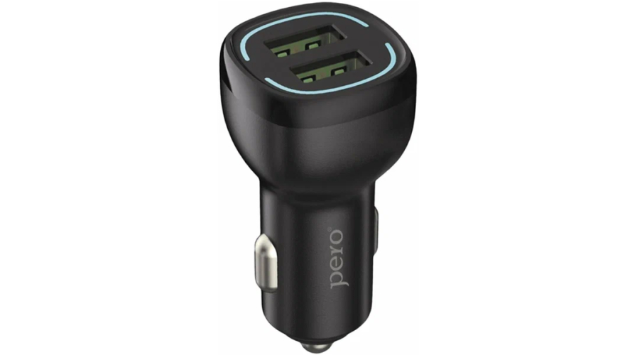 АЗУ PERO AC04 2USB 2.4A Black