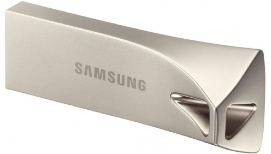 USB Flash Drive Samsung BAR Plus 256GB, USB 3.1 300 МВ/s, Silver (MUF-256BE3/APC)