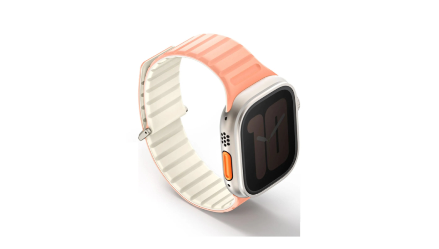 Ремешок Uniq Revix EVO для Apple Watch 40/41/42mm Pink/Ivory (Розовы/Бежевый)