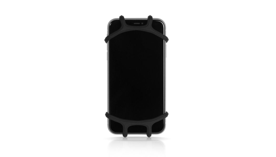 Веломотодержатель для смартфонов DF 4.7"-6.7", силикон, крепление на руль